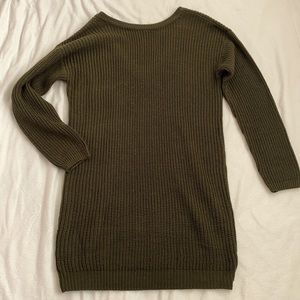 Lulus v-back sweater dress